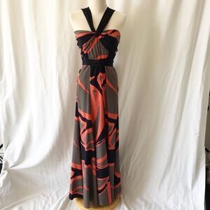 Donna Karen New York silk maxi dress Size 6